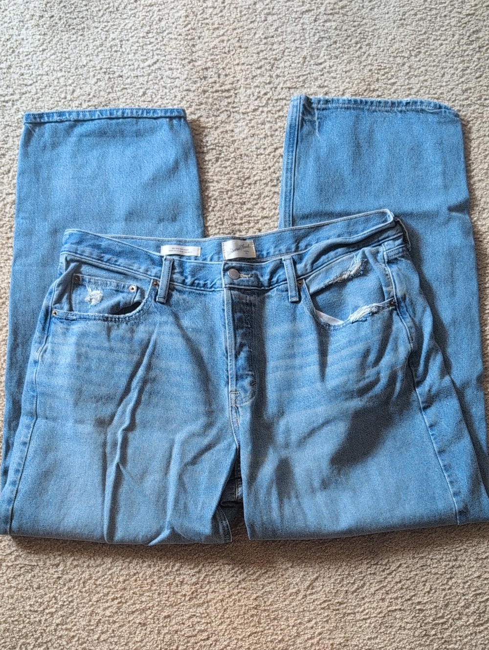 Universal Thread Women’s Light Blue Boot Cut Jeans Mid Rise 90s Baggy Size 16